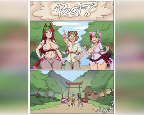 [2d Comic] Tanuki TF ThreeSome Futa