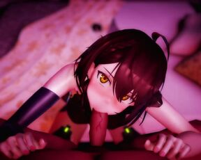 POV - DeepThroat Swallow MMD