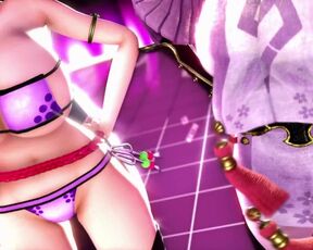 [MMD]Breasts are Blown Out-"minamoto no Yorimitsu" she will make you Cum