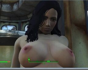 Lesbian Sex with Trudy, the Owner of the Cafe | Fallout 4, Porno Game 3d