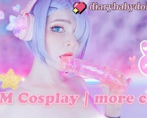 REM COSPLAY????my pussy is completely filled with cum????