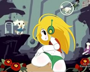 Curly Brace Reverse Cowgirl - Cave Story Porn