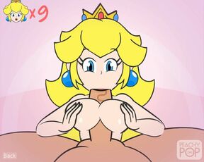 Super Smash Girls Titfuck! Peach