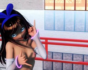 Deep Blue Town Gentleman's Perspective Mirai Akari Kizuna AI