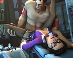 Miss Pauling x Medic - Team Fortress 2 (with sound)