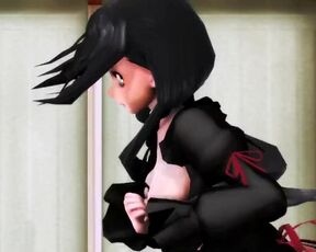 【MMD】Setsuna Trip with Kyouzo【R-18】