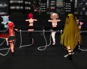 【MMD】Remaining exercise until night【R-18】