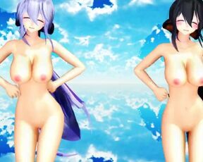 【MMD】Haku - Ochame Kinou【60fps】【R-18】