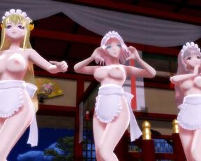 【MMD】BKH Big Breasts Ondo【1080p 60fps】【R-18】