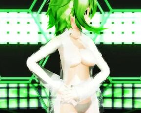 【MMD】GUMI - Like sexual feeling clothes【R-18】