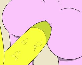 Princess Bubblegum Fucked in the Ass by a Banana Guard