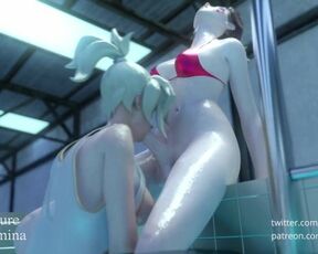 Futa Dva x Mercy Pool Scene