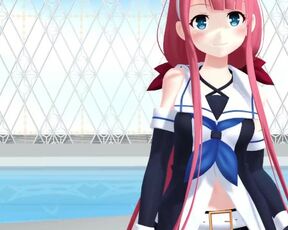 【MMD】PiNK CAT [Kawakaze cilky edit model]【R-18】