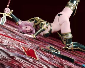 Hot Asian Elf Knight Tied Up Bondage Dildo Experience