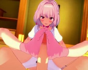 Hentai POV Feet Riamu Yumemi Idolmaster