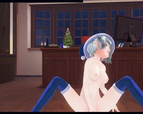 3D HENTAI Trailer Snow Maiden Fucks herself with a Vibrator and does AHEGAO