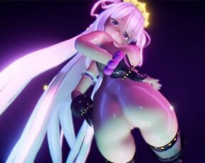 【MMD R-18 SEX DANCE】SEXY BIG ASS BB BYIBY BIG TITS SEX TEMPTATION SWEET 甘いお尻 [MMD]