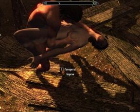 The World of Skyrim. Hard Sex with a Forest Elf | Skyrim Sex Mods