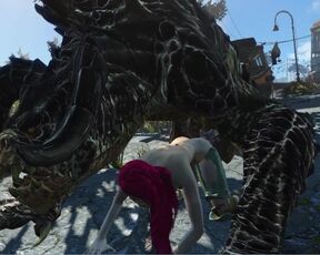 Claw Sex, the Biggest Monster in the Game | Fallout 4 Porno