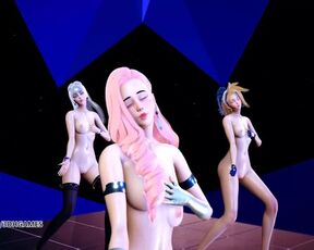 [MMD] STAYC - SO BAD Striptease Ahri Akali Kaisa Seraphine Evelynn KDA AllOut