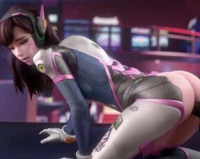 D.va Riding Sex Machine!