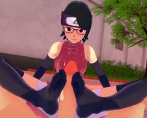 Hentai POV Feet Sarada Uchiha Naruto Boruto: Next Generation