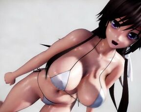 mmd r18 Muv-Luv MMD Yuihime shakes Rupan nsfw 3d hentai ntr