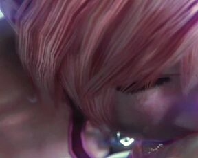 Serah Farron face blowjob 3d