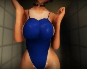 Short Hair Odoriko-Chan Mushikan Conceived Swimsuit Copulation part 1 3d hentai animation