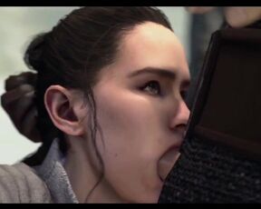 Rey Sucking and Fucking - Star Wars