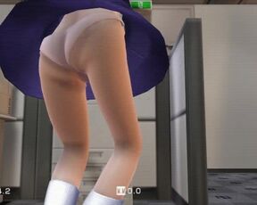 【MMD】Sinbukuro Aoba Suzukaze xyz magic (Office cam)【R-18】