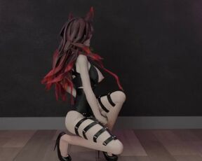 0221 -【R18-MMD】Demon Slayer nezuko - Pink Cat