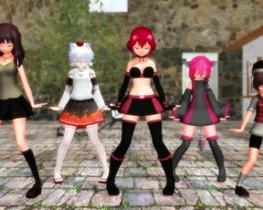 【MMD】Gentlemen dont miss all the changes (take off version)【R-18】