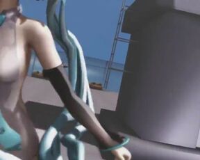 【MMD】Criminal Miku v2 - Cake by the Ocean【R-18】