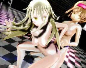 【MMD】Marina & HNS Cakeface【R-18】