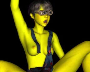 Cosplay Minion Babe Takes Big Dick