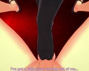 Hentai POV Feet Kneesocks Daemon Dominates You Panty & Stocking With Garterbelt