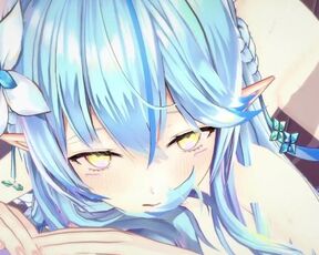 【Vtuber 雪花ラミィ】雪花ラミィがジャックオーランタンポーズしてるだけLoop4