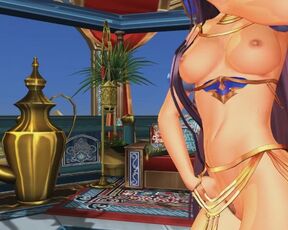 【MMD】Arabic Dream - Belly Dance【R-18】