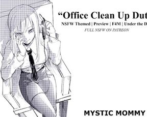 “Office Clean Up Duty” [Dom]Female X Listener NSFW Audio F4M