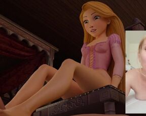 rapunzel footjob