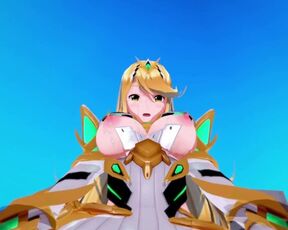 Mythra Xenoblade 2 3D HENTAI 3/5