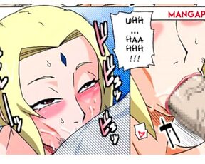 Tsunade X 4 Guys (Horny Tsunade having Sex with 4 Guys)