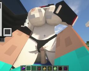 porn in minecraft Jenny mod | Sexmod SchnurriTV | beauty Ellie rider in resort town