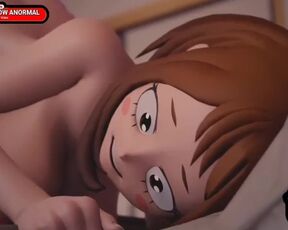 URARAKA SE FOLLA A UN NOMU POR ANDAR MUY CALIENTE ESPAÑOL BOKU NO HERO