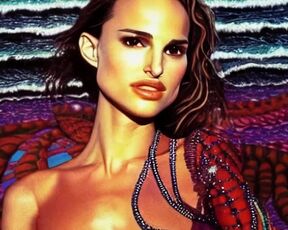 Psychedelic tribute to NATALIE PORTMAN - animation