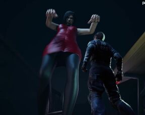 Ada Wong and Leon [Giantess Animation Teaser]