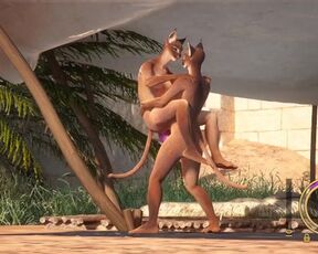 Furry Fucked Hard For All to See Cum Inside | Carnal Instinct | 3D