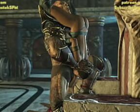 Jade pleasuring Shao Kahn 3D Porn Animation