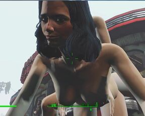 Lesbian sex right on the road to the village | fallout 4 vault girls